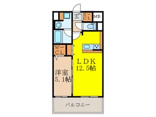 プログレッセ新大阪の物件間取画像